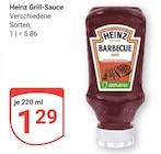 Grill-Sauce im Angebot bei GLOBUS in Gera Grill-Sauce Angebote von Heinz bei GLOBUS Gera für 1,29 €
