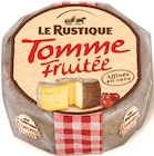 Tomme Fruitée - Le Rustique en promo à 1,59 € chez Intermarché Super Tomme Fruitée - Le Rustique dans le catalogue Intermarché Super