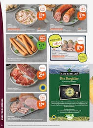 tegut Bratwurst im Prospekt 