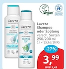 Shampoo von Lavera im aktuellen budni Prospekt