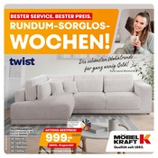 Aktueller Möbel Kraft Prospekt mit Wohnzimmer, "Rundum-Sorglos-Wochen!", Seite 1