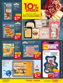 Fleisch im Netto Marken-Discount Prospekt "Aktuelle Angebote" mit 54 Seiten (Würzburg)