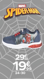 Promos Marvel Heroes dans le catalogue "Pour une rentrée réussie!" de Chaussea à la page 6 Promos Marvel Heroes dans le catalogue "Pour une rentrée réussie!" de Chaussea à la page 6