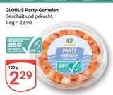 Party-Garnelen Angebote von GLOBUS bei GLOBUS Weimar für 2,29 €