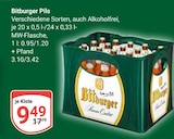 Pils Angebote von Bitburger bei GLOBUS Rostock für 9,49 €