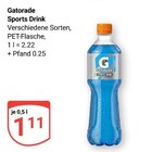 Aktuelles Sports Drink Angebot bei GLOBUS in Wetzlar ab 1,11 €