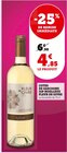 Cotes de Gascogne IGP Moelleux Fleur de Givre en promo chez U Express Saint-Maur-des-Fossés à 4,85 €