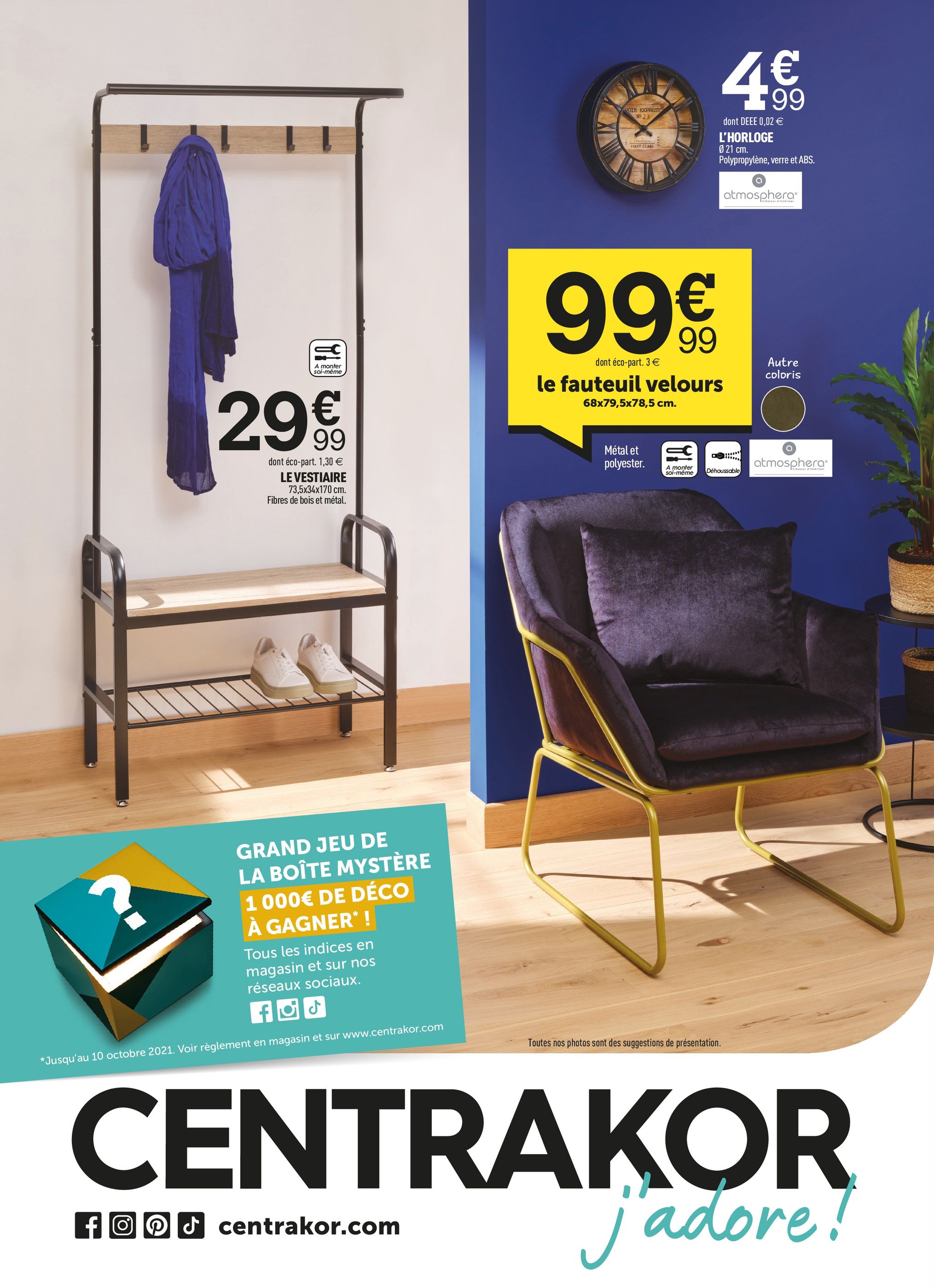 Catalogue Centrakor à Saint-Jean-de-Védas, avec 8 pages Prospectus Centrakor à Saint-Jean-de-Védas, "Centrakor, j'adore !", 8 pages, 04/10/2021 - 17/10/2021