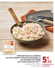 Piémontaise au jambon - Super U à Béziers Piémontaise au jambon en promo chez Super U Béziers à 5,50 €