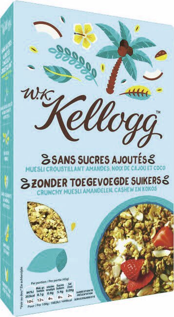 Muesli croustillant sans sucres ajoutés amande
