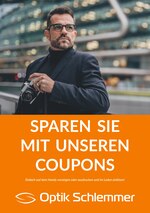 Optik Schlemmer Prospekt für Leverkusen mit 11 Seiten Optik Schlemmer Prospekt für Leverkusen: "SPAREN SIE MIT UNSEREN COUPONS", 11 Seiten, 01.07.2020 - 31.07.2020