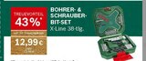 Aktuelle Bohrmaschine Angebote bei Marktkauf in Erlangen Aktuelles Bohrer- & Schrauber-Bit-Set Angebot bei Marktkauf in Erlangen ab 12,99 €