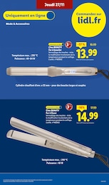 Offre Lisseur dans le catalogue Lidl du moment à la page 63