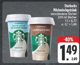 Milchmischgetränk im Angebot bei EDEKA in Amberg Milchmischgetränk Angebote von Starbucks bei EDEKA Amberg für 1,49 €