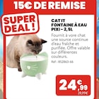 Animalis Saint-Aubin-lès-Elbeuf - Promo Fontaine à eau Pixi – 2,5l Promo Fontaine à eau Pixi – 2,5l à 24,99 € dans le catalogue Animalis à Saint-Aubin-lès-Elbeuf