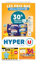 Catalogue Hyper U "LES PRIX BAS SPÉCIAL PRODUITS U" à La Teste-de-Buch et alentours, 48 pages, 28/04/2026 - 10/05/2026
