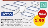 Mikrowellendose CLICK&LOCK bei Penny im Braunlage Prospekt für 3,99 €