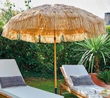 Parasol droit Raphia marron acier Ø 2 m - Tendances & Créations - Castorama à Tourcoing Parasol droit Raphia marron acier Ø 2 m - Tendances & Créations en promo chez Castorama Tourcoing à 59,00 €
