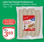 Aktuelles Thüringer Rostbratwurst Angebot bei GLOBUS in Rostock ab 3,69 €
