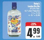 London Dry Gin Angebote von Finley's bei EDEKA Freital für 4,99 €