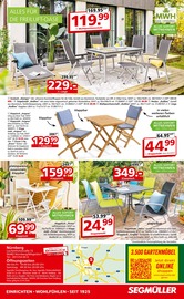 Aktueller Segmüller Prospekt mit Möbel, "Gartenmöbel Fachzentrum", Seite 16