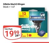 Mach3 Klingen im Angebot bei GLOBUS in Hanau Mach3 Klingen Angebote von Gillette bei GLOBUS Hanau für 19,99 €