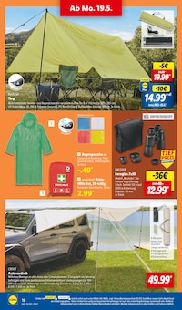 Regenponcho Angebot im aktuellen Lidl Prospekt auf Seite 22