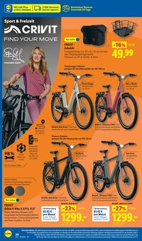 Fahrrad im Lidl Prospekt "LIDL LOHNT SICH" mit 68 Seiten (München)