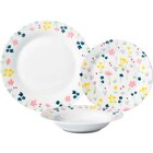 Service vaisselle 18 pièces en porcelaine - CARREFOUR HOME en promo chez Carrefour Villeurbanne à 19,99 €