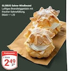 Aktuelle Sahne Angebote bei GLOBUS in Essen Aktuelles Sahne-Windbeutel Angebot bei GLOBUS in Essen ab 2,49 €