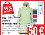Damen-Funktionsmantel im Angebot bei Kaufhaus Stolz in Stralsund Damen-Funktionsmantel Angebote von Julia Brown by STOLZ bei Kaufhaus Stolz Stralsund für 50,00 €
