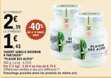 E.Leclerc Golbey - Promo Yaourt vanille bourbon à partager Promo Yaourt vanille bourbon à partager à 1,43 € dans le catalogue E.Leclerc à Golbey