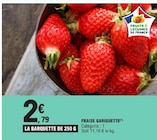 Fraise Gariguette dans le catalogue E.Leclerc