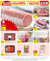 Promos Viande De Porc dans le catalogue "GROS VOLUMES = PETITS PRIX" de Carrefour Viande De Porc en promo dans le catalogue Carrefour à la page 17