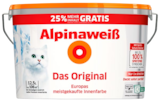 Hagebaumarkt Baunatal - Alpinaweiß Das Original Angebot im Prospekt Alpinaweiß Das Original bei Hagebaumarkt im Baunatal Prospekt für 39,95 €
