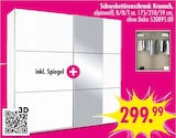Aktuelles Schwebetürenschrank Kronach Angebot bei SB Möbel Boss in Moers ab 299,99 €