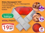 Shiatsu-Massagegerät Angebote von Vitalmaxx bei GLOBUS St. Ingbert für 19,99 €