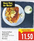 Seelachsfilet gebraten im aktuellen E center Prospekt
