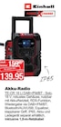 Akku-Radio TE-CR 18 Li DAB+/FM/BT - Solo Angebote von Einhell bei Herbrügger Lünen für 139,95 €