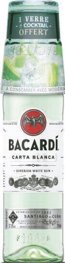 Bacardi carta blanca 37.5% vol - Géant Casino à Toulouse Bacardi carta blanca 37.5% vol en promo chez Géant Casino Toulouse à 11,51 €