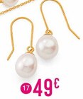 Promo Boucles perle de culture à 49,00 € dans le catalogue E.Leclerc à Chaponnay
