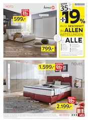 Boxspringbett im XXXLutz Möbelhäuser Prospekt in Wuppertal Aktueller XXXLutz Möbelhäuser Prospekt mit Boxspringbett, "DAS IST DER XXXLutz SSV", Seite 9