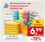 Mikrofasertücher oder Scheuerschwämme BIGPACK XXL Angebote bei Netto Marken-Discount Wuppertal für 6,99 €