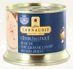 Bloc de foie gras de canard IGP du sud-ouest - Jean Larnaudie en promo chez Intermarché Lyon à 11,84 €