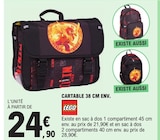 Cartable 38 cm env. - LEGO en promo chez E.Leclerc Cartable 38 cm env. - LEGO dans le catalogue E.Leclerc