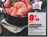 Viande Bovine Bourguignon à Mijoter à Super U dans Lignac Viande Bovine Bourguignon à Mijoter à Super U dans Lignac