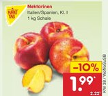 Aktuelle Nektarinen Angebote bei Netto Marken-Discount in Mannheim Aktuelles Nektarinen Angebot bei Netto Marken-Discount in Mannheim ab 1,99 €
