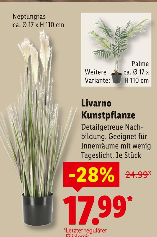 Kunstpflanze Palme
