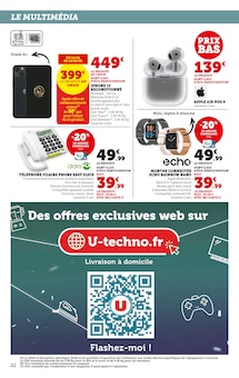 Promo Motorola dans le catalogue Hyper U du moment à la page 22