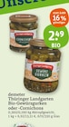 tegut Herbstein - Thüringer Landgarten Bio-Gewürzgurken oder -Cornichons Angebot im Prospekt Thüringer Landgarten Bio-Gewürzgurken oder -Cornichons bei tegut im Herbstein Prospekt für 2,49 €